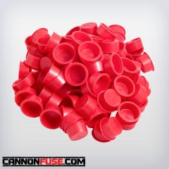 Red Plastic Plug (1")