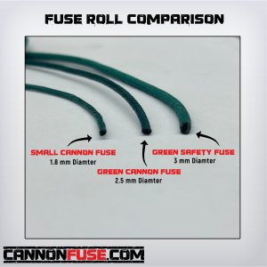 Green Safety Fuse 25 sec/ft