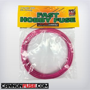 Fast Pink Hobby Fuse (1-2 sec/ft)